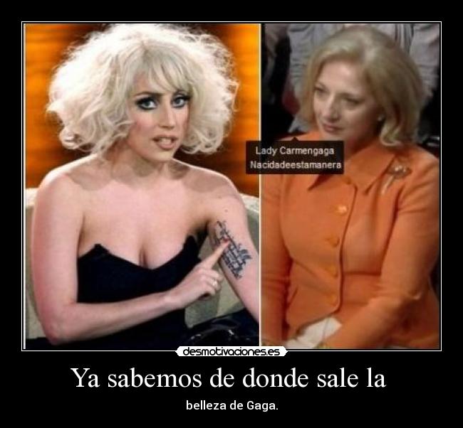 Ya sabemos de donde sale la -