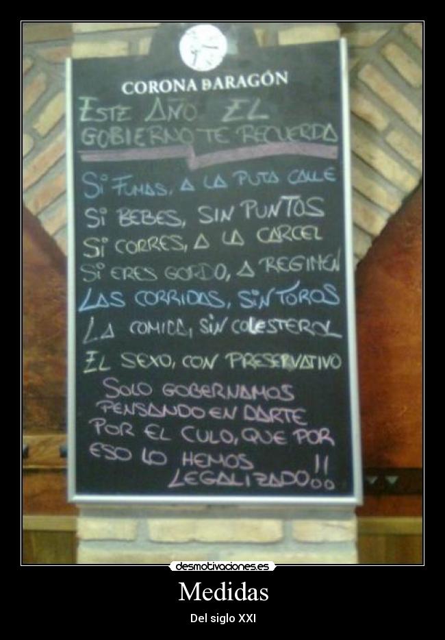 Medidas - Del siglo XXI