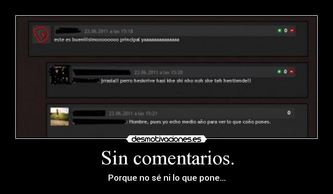 carteles comentarios choni desmotivaciones