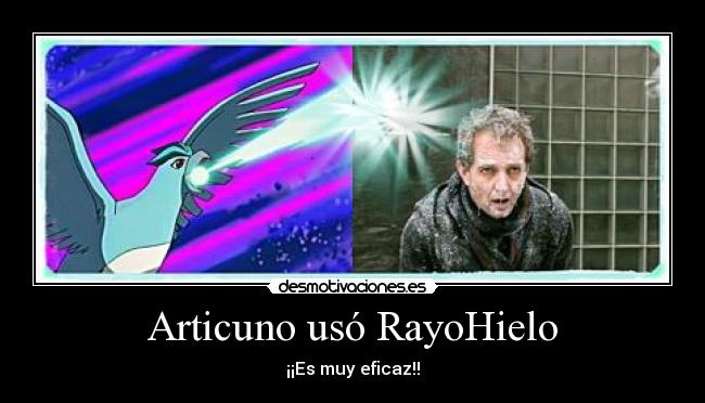 Articuno usó RayoHielo -