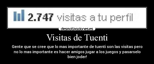 Visitas de Tuenti - 