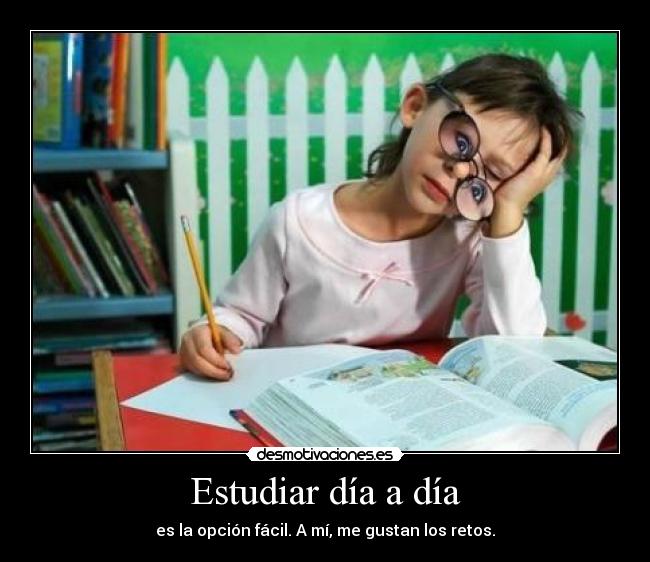 Estudiar día a día -