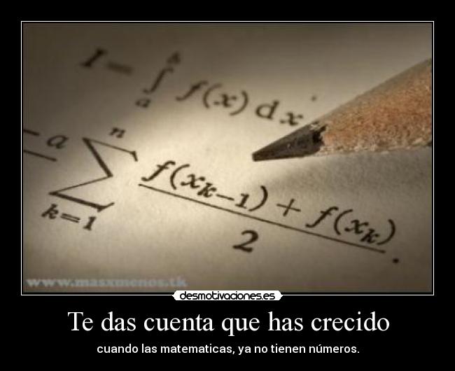 carteles matematicas desmotivaciones