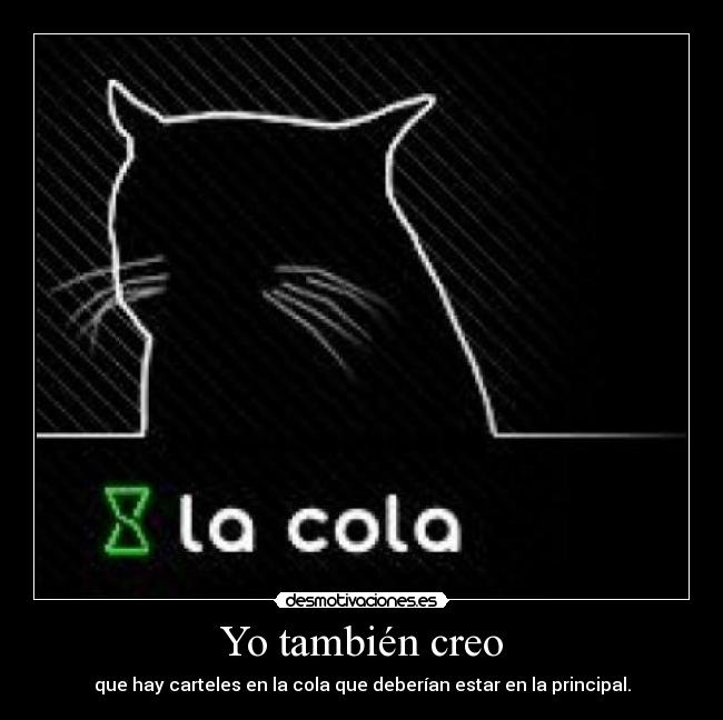 Yo también creo -