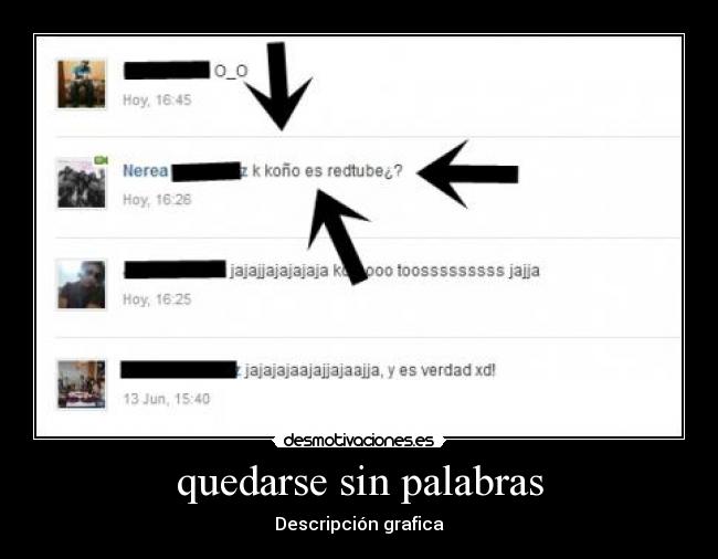 quedarse sin palabras -