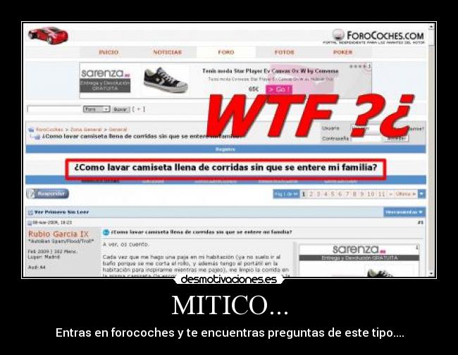 MITICO... - Entras en forocoches y te encuentras preguntas de este tipo....