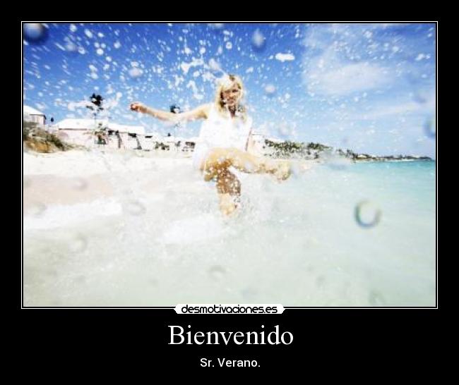 Bienvenido - Sr. Verano.