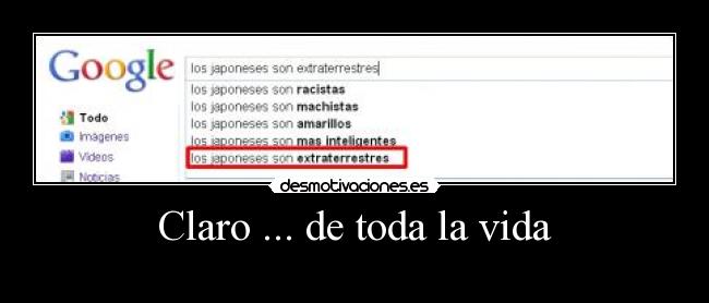 Claro ... de toda la vida -