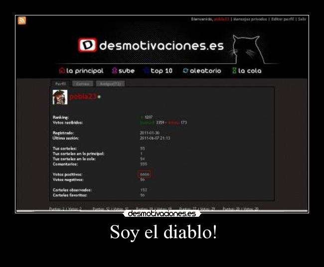 Soy el diablo! -