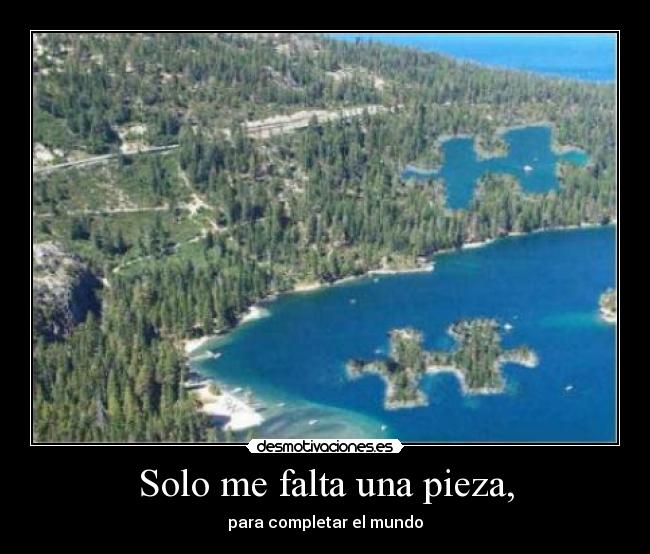 Solo me falta una pieza, - 