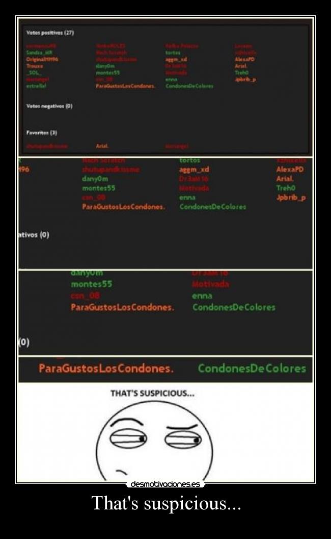 Thats suspicious... -