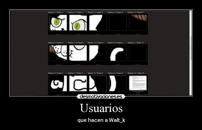 Usuarios - que hacen a Walt_k