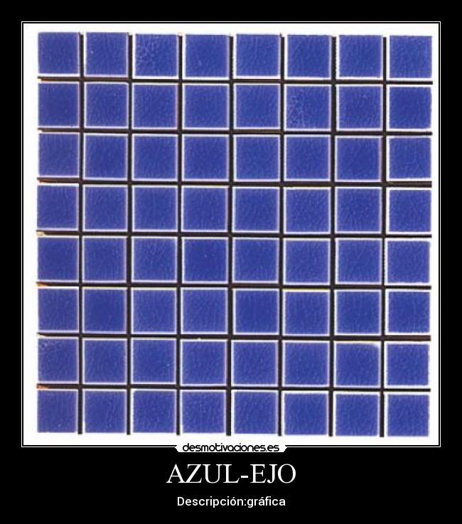 AZUL-EJO - Descripción:gráfica