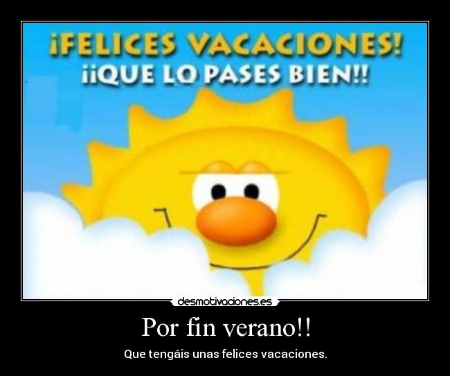 Por fin verano!! -