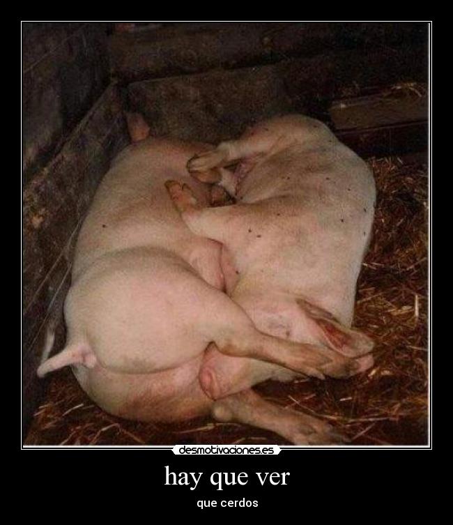 hay que ver -