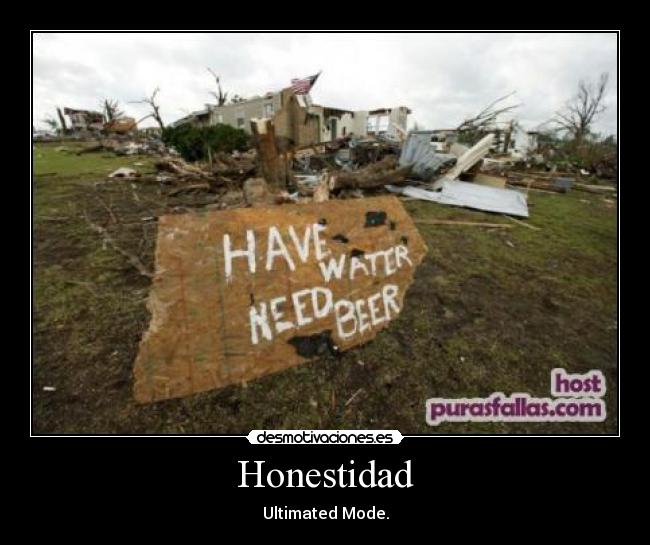 Honestidad -