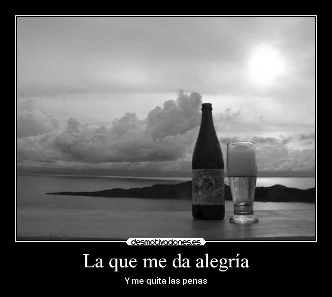 carteles alegria cerveza desmotivaciones