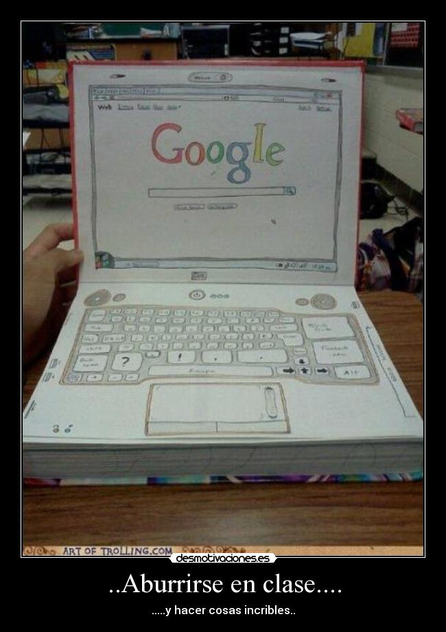 ..Aburrirse en clase.... -