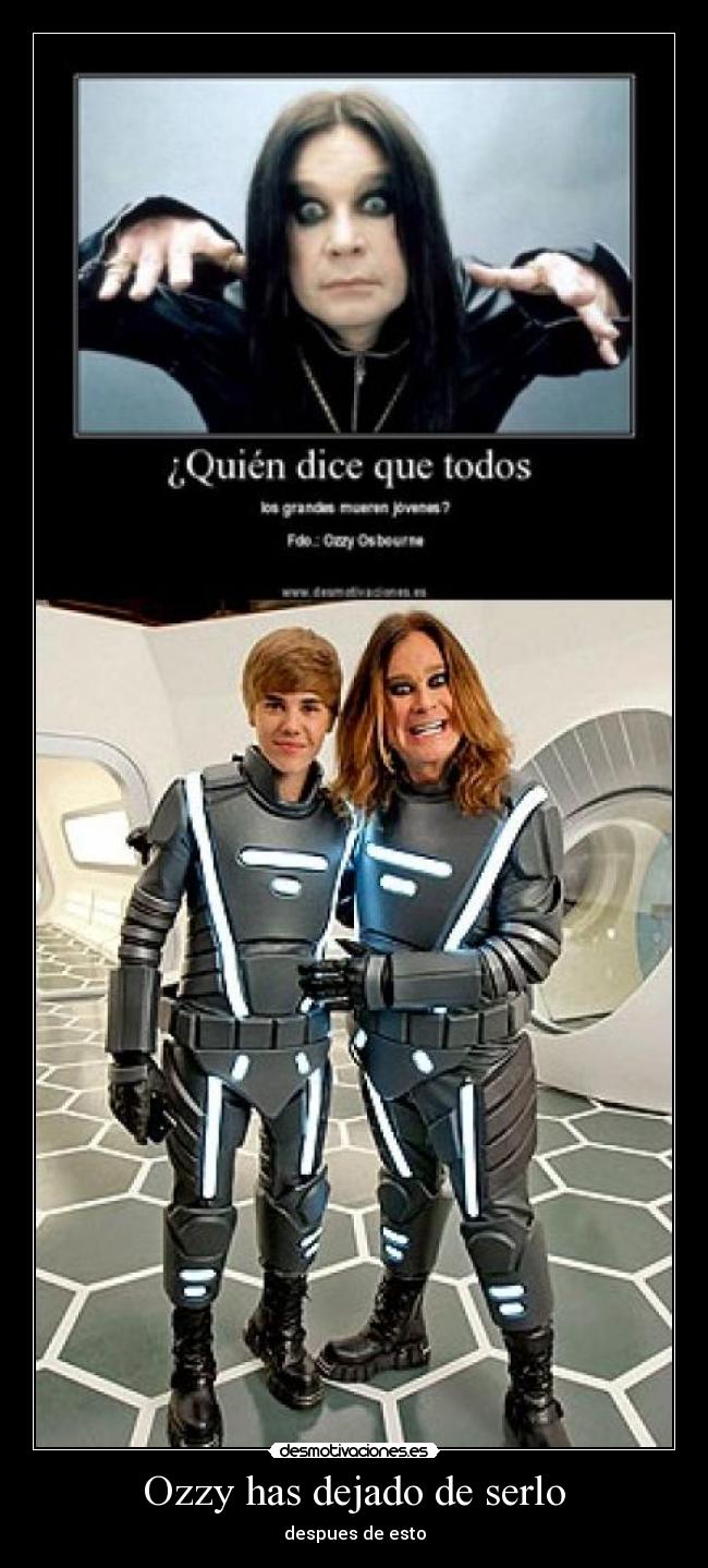 Ozzy has dejado de serlo -