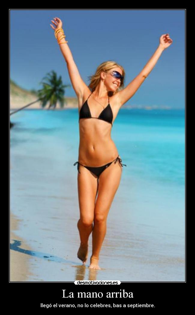 La mano arriba -