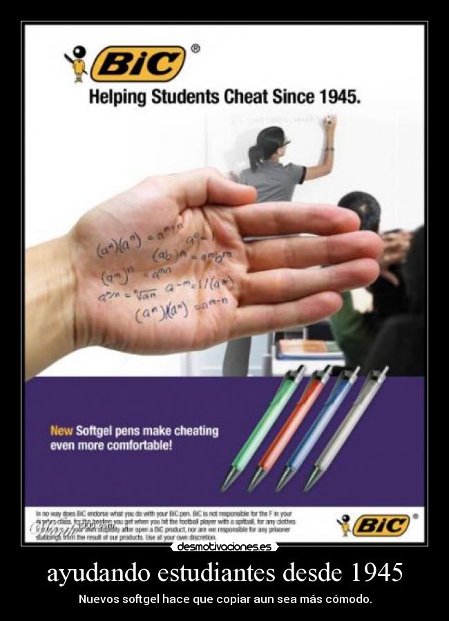 ayudando estudiantes desde 1945 - 
