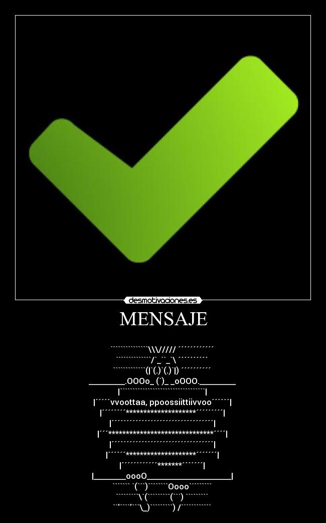 MENSAJE -