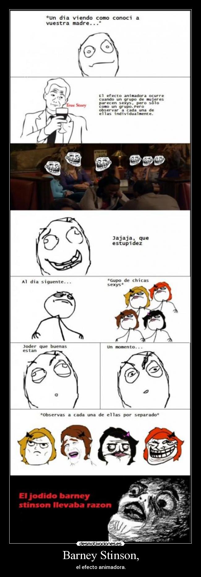 Barney Stinson, - el efecto animadora.