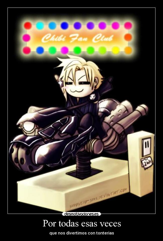 Por todas esas veces - que nos divertimos con tonterias