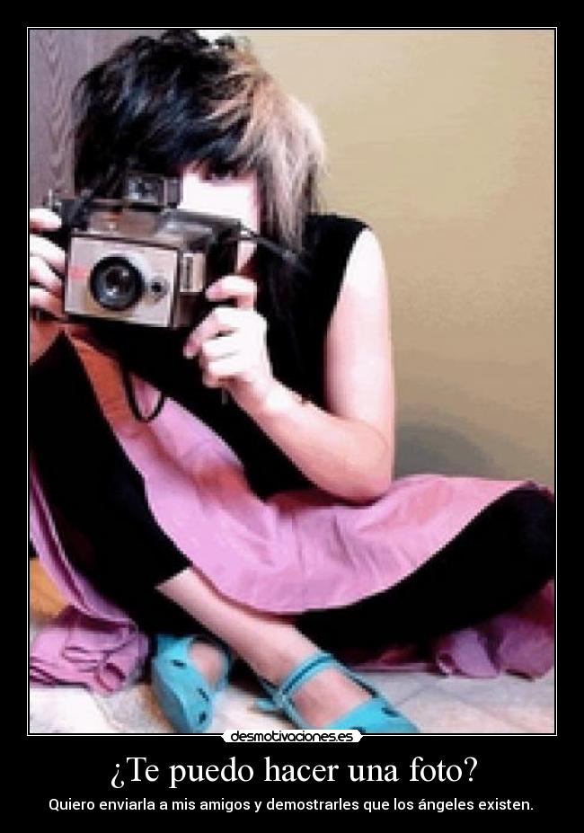 ¿Te puedo hacer una foto? -