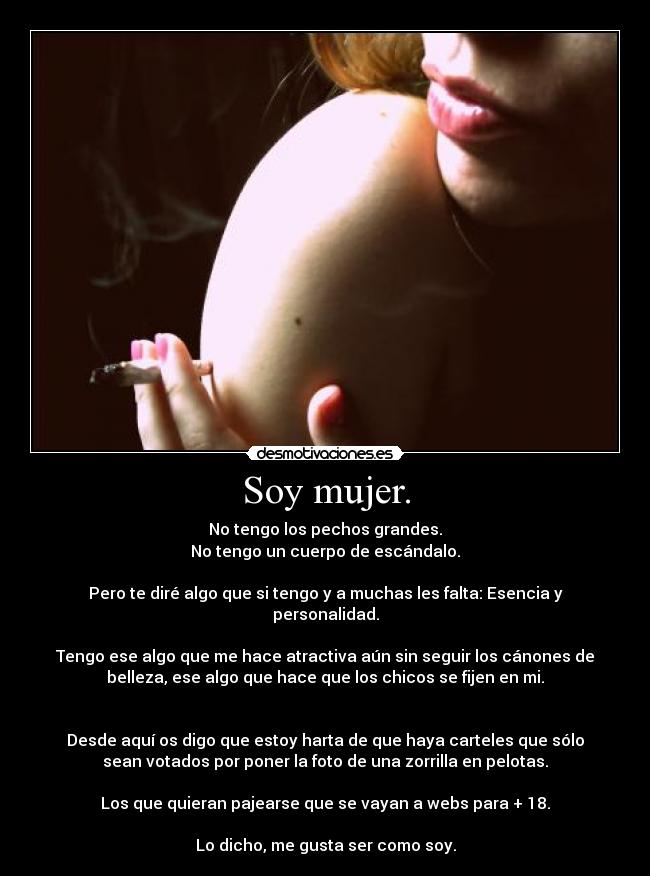 Soy mujer. - 