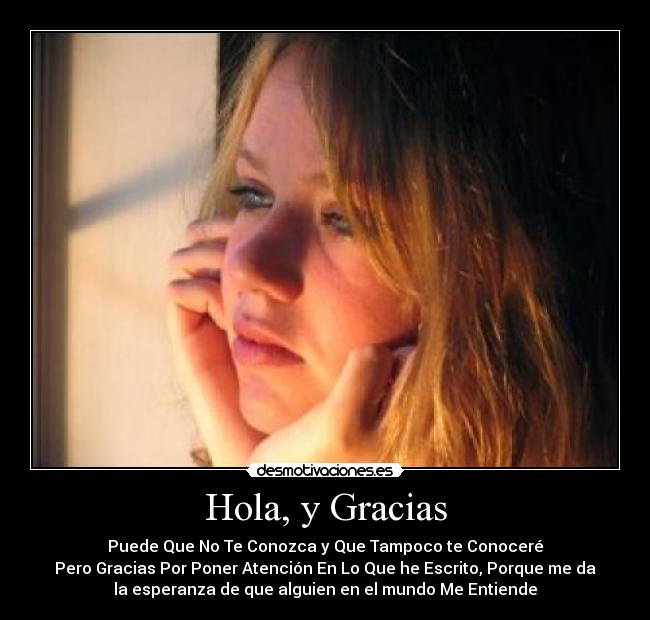 Hola, y Gracias - 