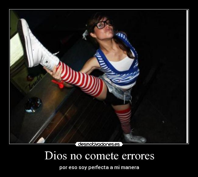Dios no comete errores -