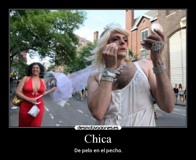 Chica - De pelo en el pecho.