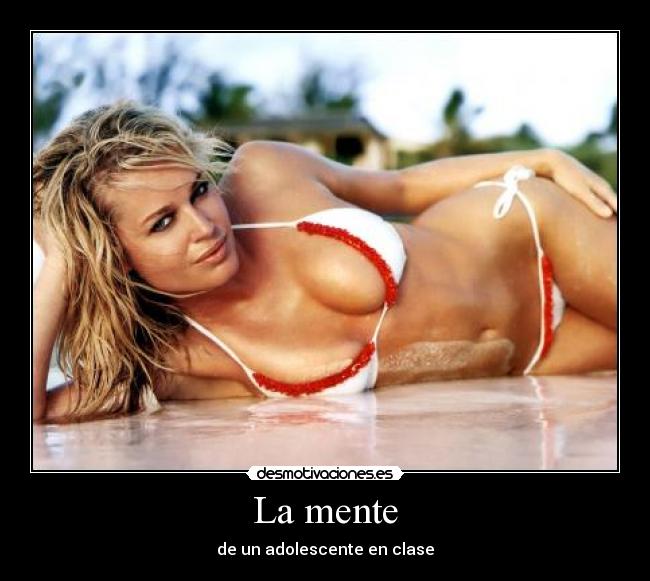 La mente - de un adolescente en clase