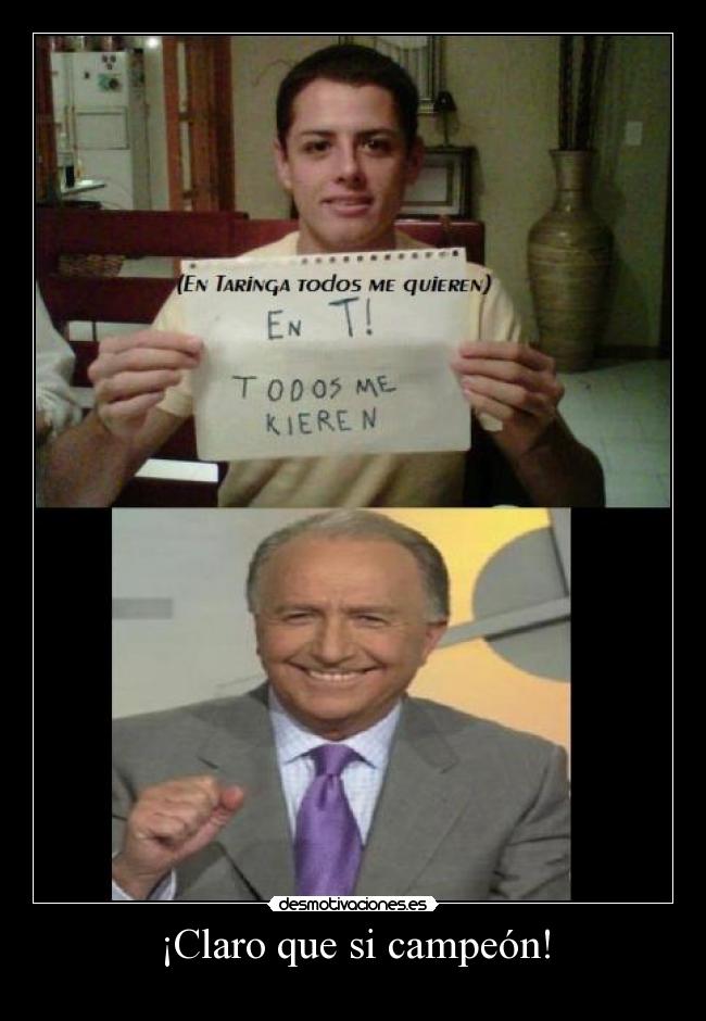 ¡Claro que si campeón! -
