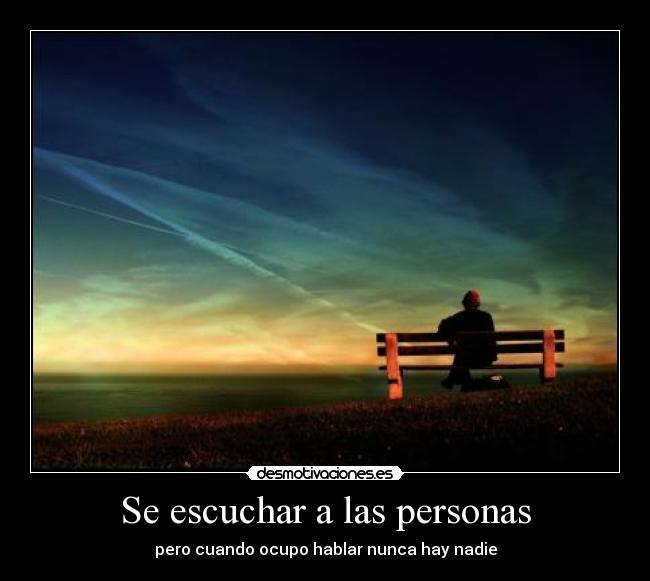 Se escuchar a las personas - 