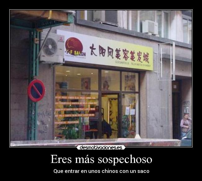 Eres más sospechoso - 