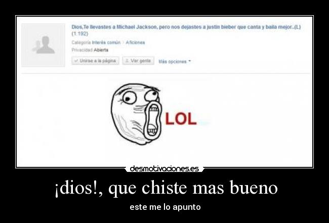 ¡dios!, que chiste mas bueno - 