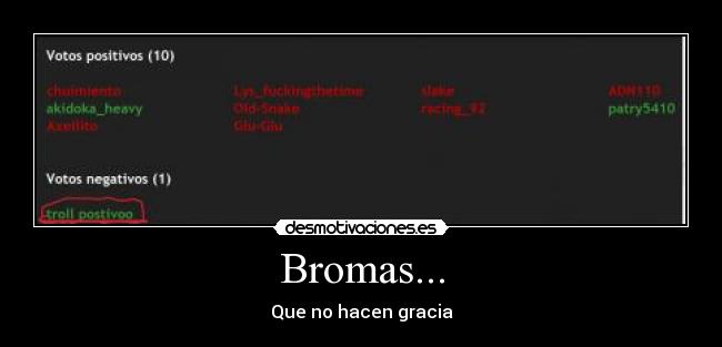 Bromas... - 