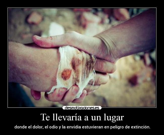 Te llevaría a un lugar - 