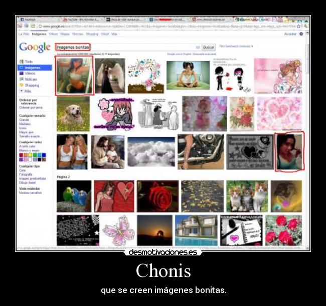 Chonis - que se creen imágenes bonitas.