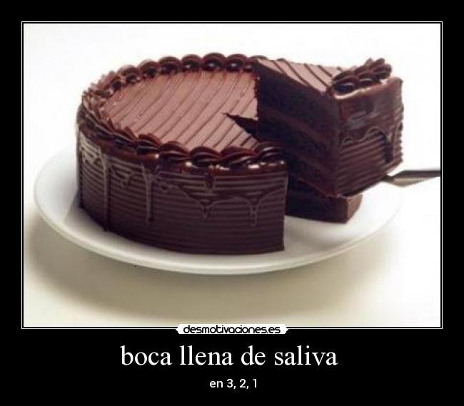boca llena de saliva - en 3, 2, 1