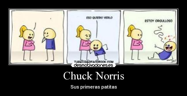 Chuck Norris - Sus primeras patitas