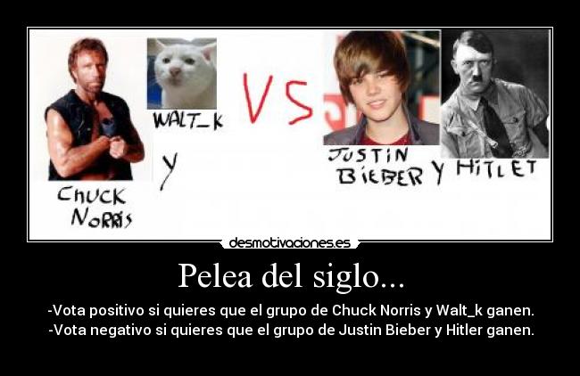 Pelea del siglo... -