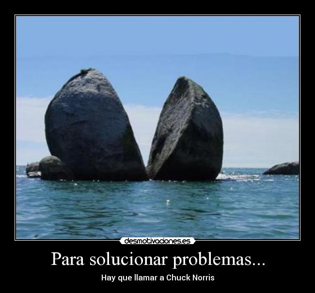 Para solucionar problemas... - 