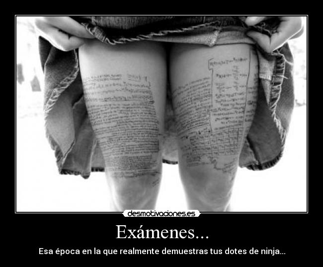 Exámenes... - 