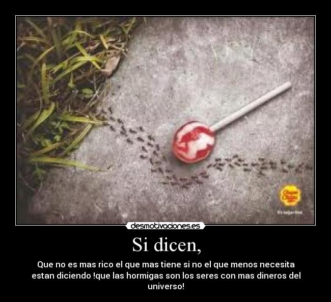 Si dicen, -