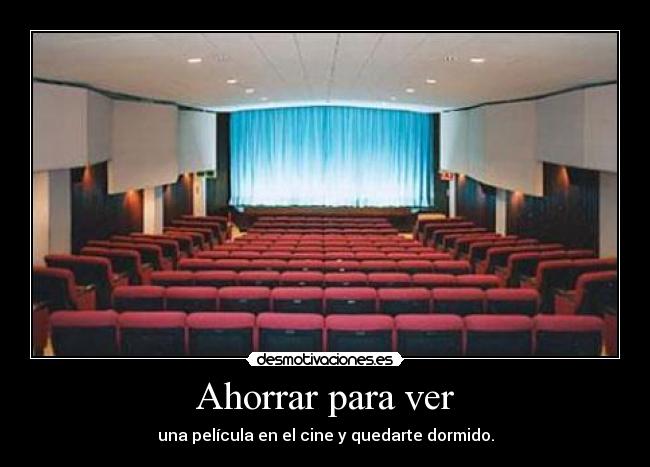 carteles sala cine desmotivaciones