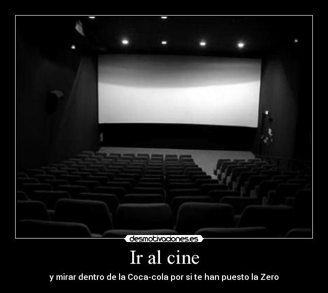 carteles cine cine desmotivaciones