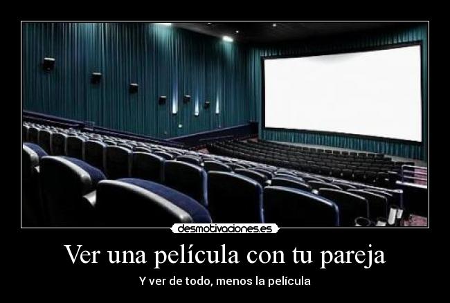 Ver una película con tu pareja - 